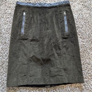 Burberry Brit Corduroy Pencil Skirt EUC US Size 8